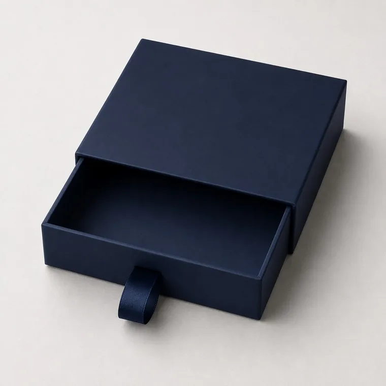 Drawer-style rigid box